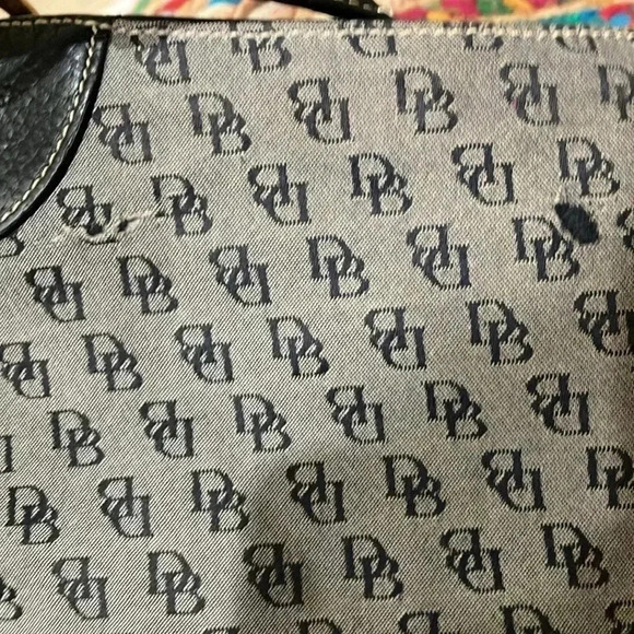 Dooney & Bourke  monogram grey black bag - Picture 8 of 8